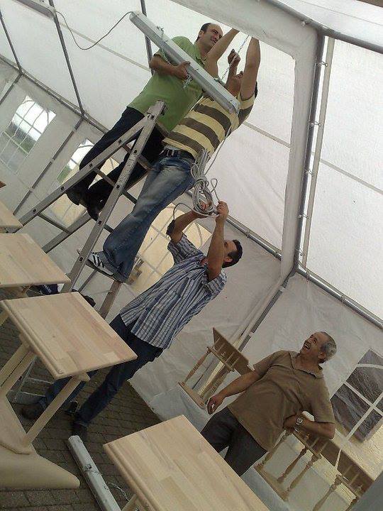 2010 DITIB Unna Cami İftar Çadırı Hazırlıkları