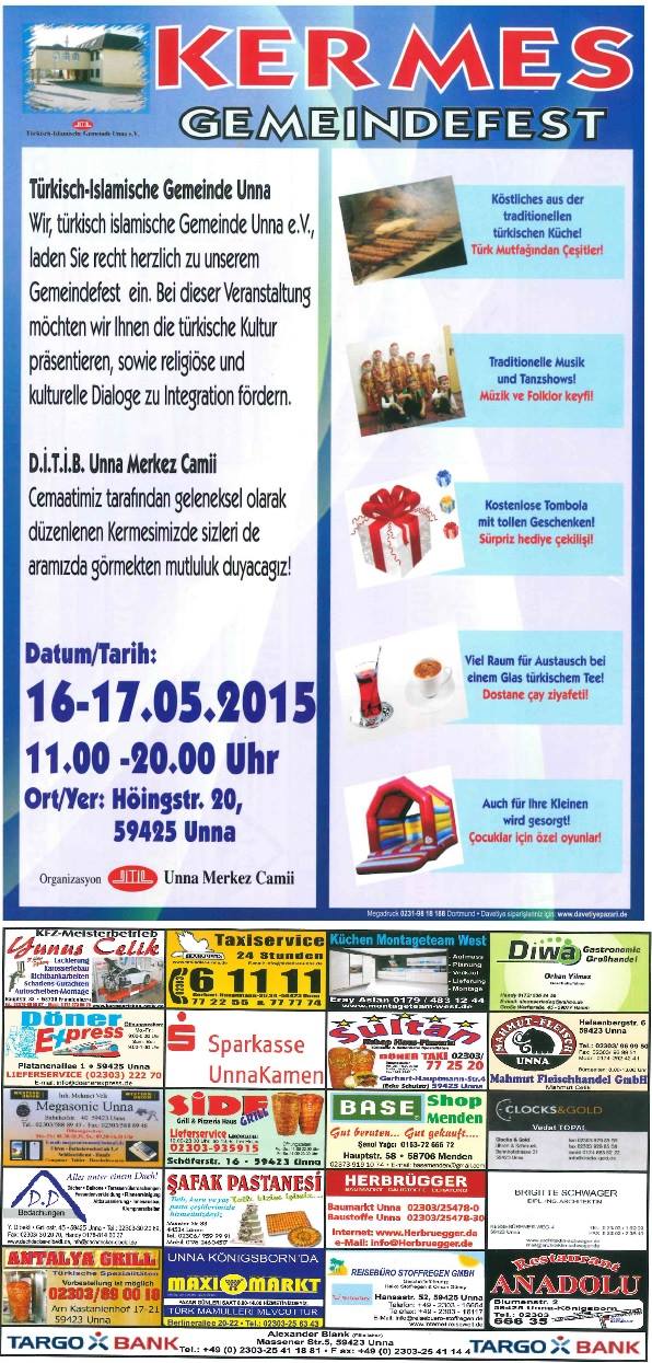 DITIB Unna - Gemeindefest - Kermes - 2015