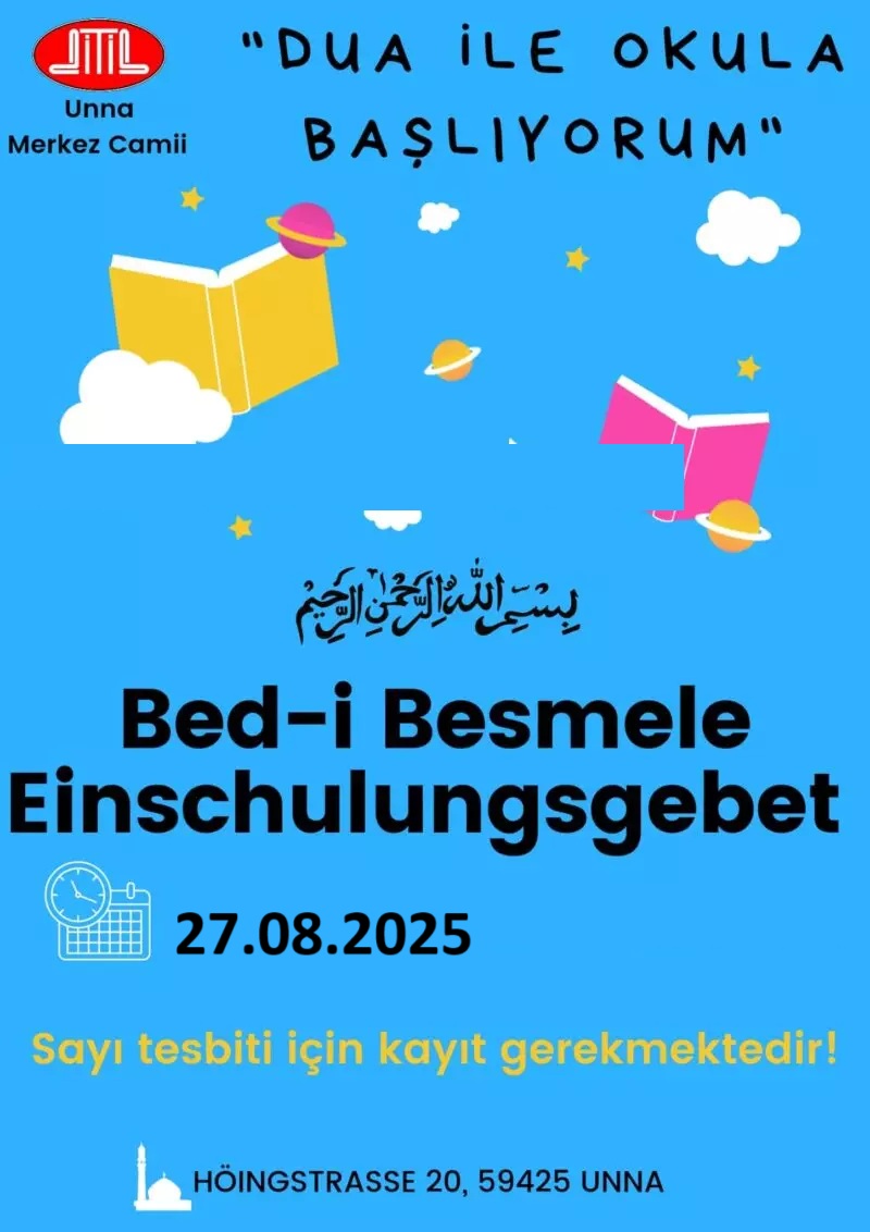 Bed-i Besmele 2025 – Einschulungsgebet 2025
