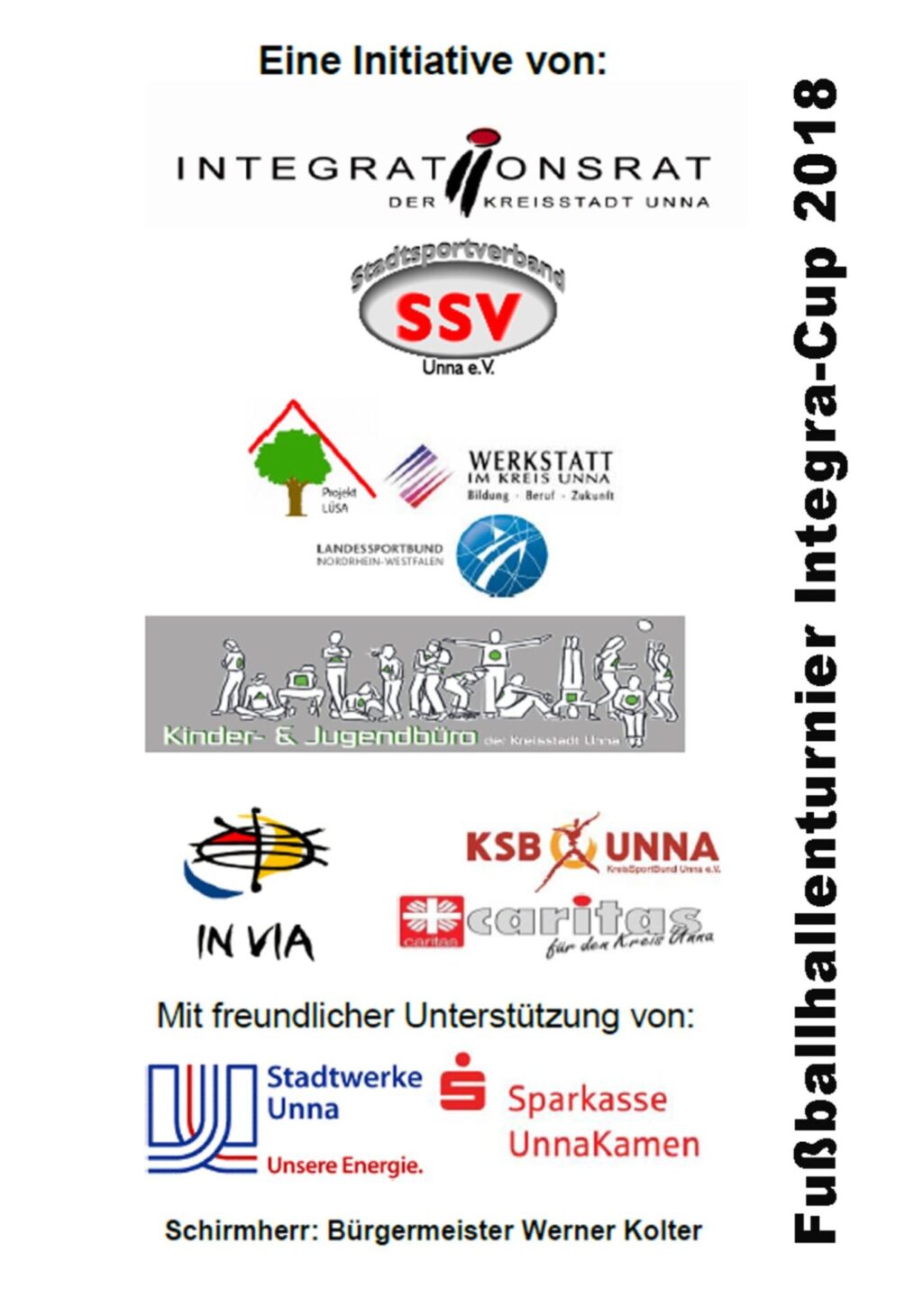 Einladung zum Fußballhallenturnier Integra-Cup 2018