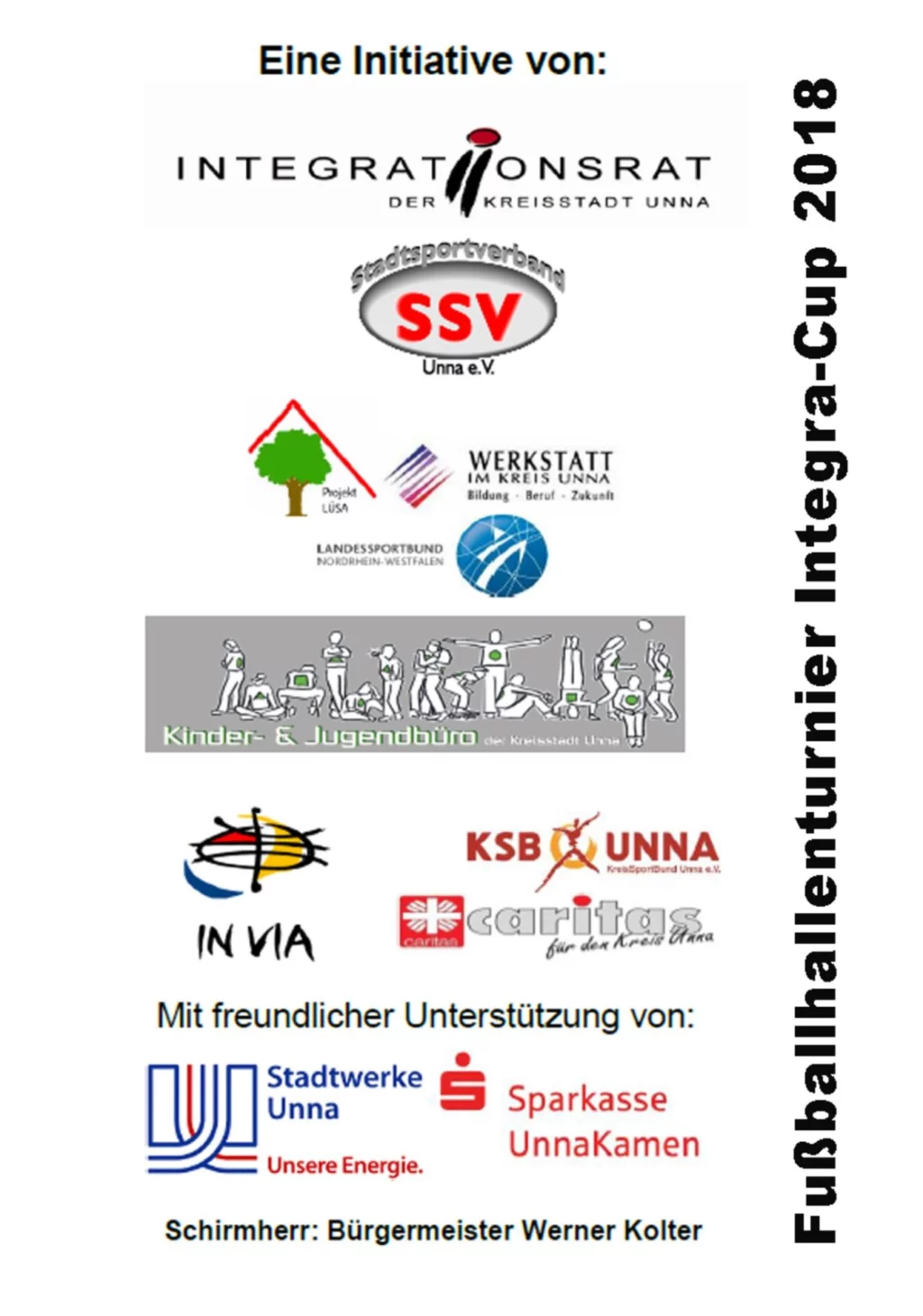 Einladung zum Fußballhallenturnier Integra-Cup 2018