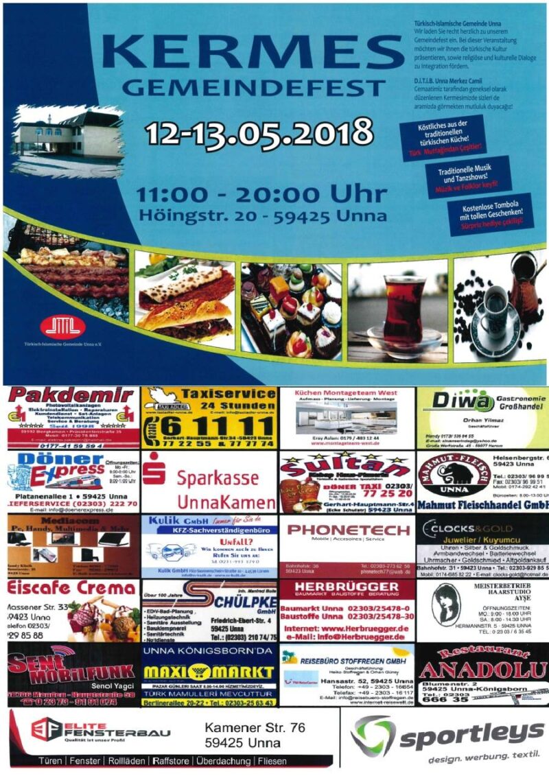 Kermes – Gemeindefest 2018 - Unna