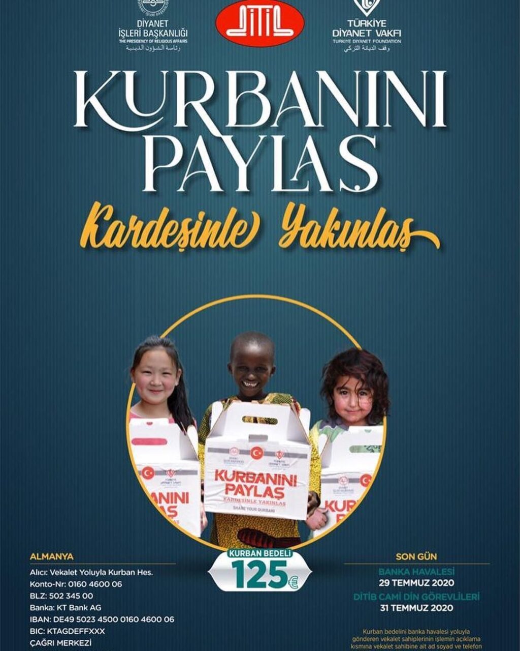 Kurban Bayramı 2020 - Opferfest 2020 - Unna