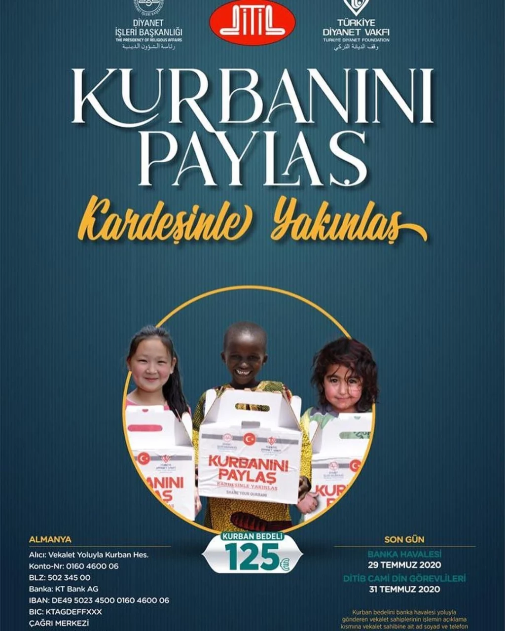Kurban Bayramı 2020 - Opferfest 2020 - Unna