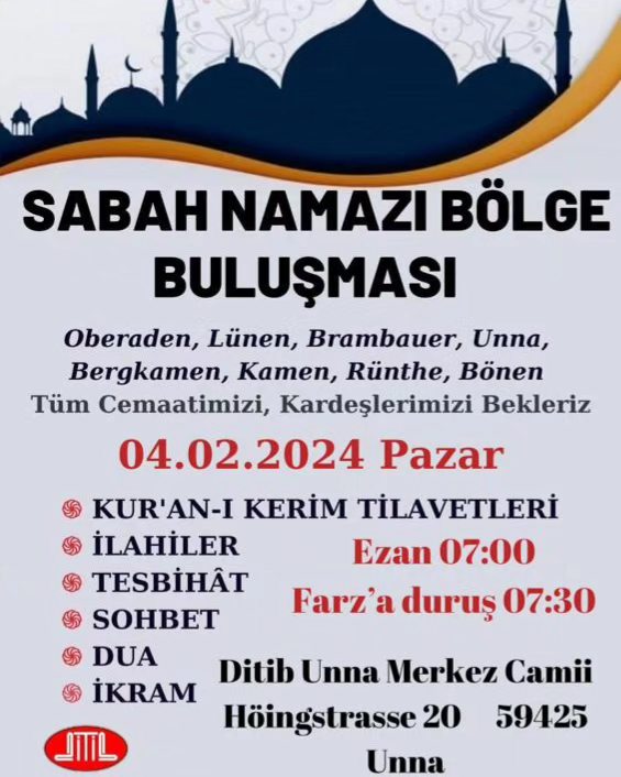 Sabah Namazı Bölge Buluşması 2024