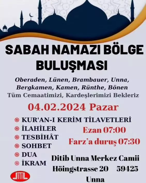 Sabah Namazı Bölge Buluşması 2024