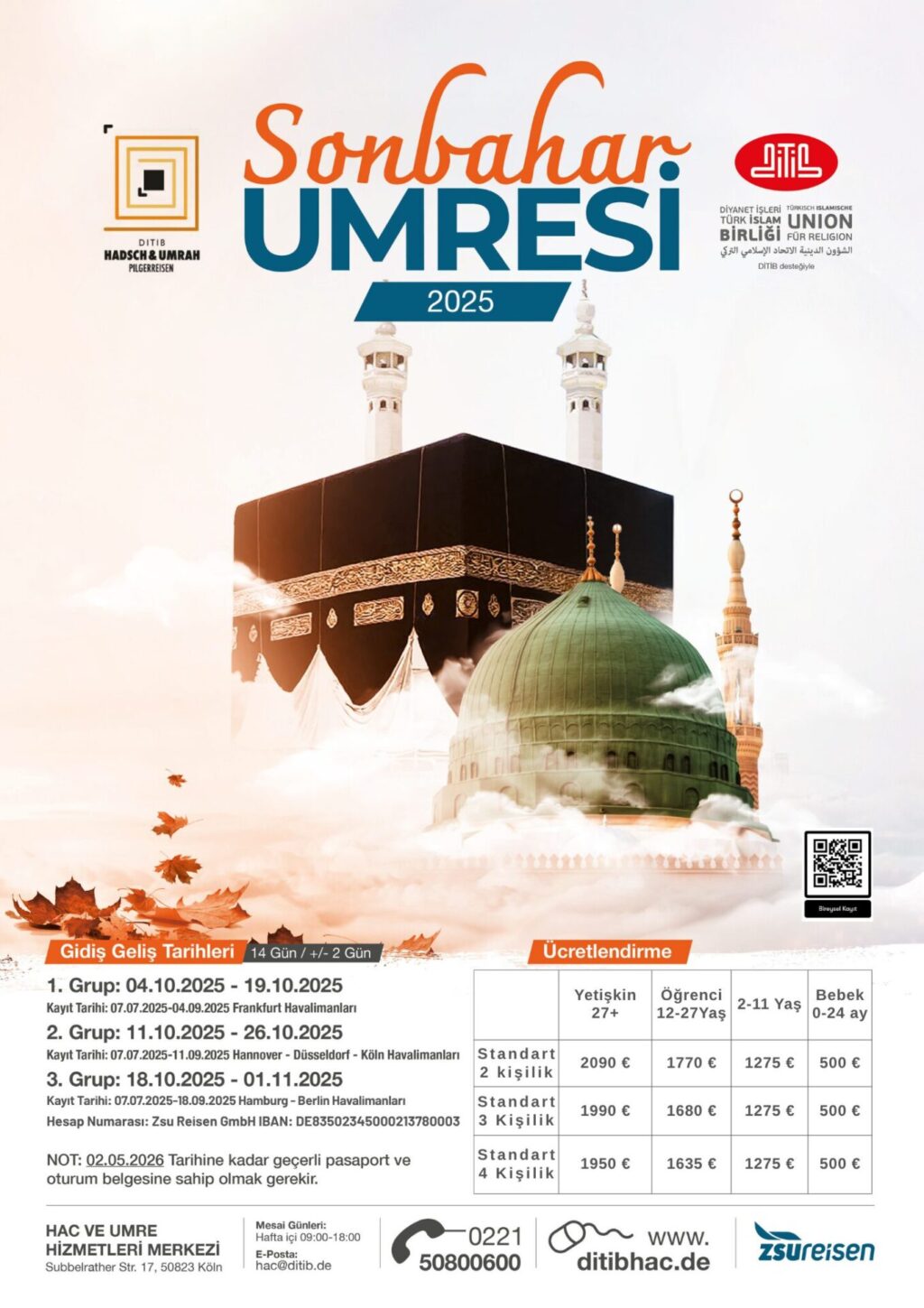 Sonbahar Umre - Herbst Umrah - 2025