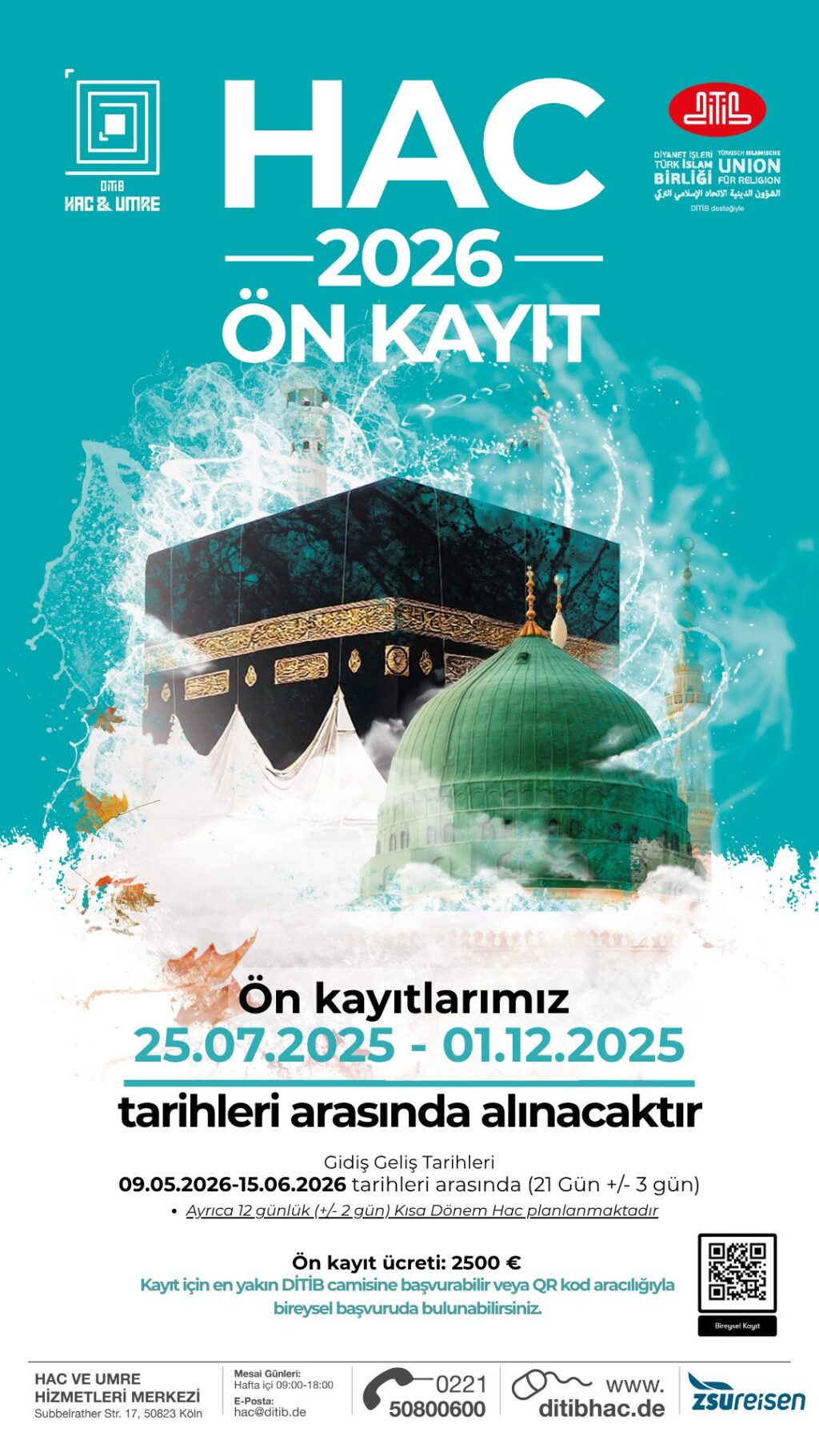 DİTİB HAC Ön kayıt - DITIB Hadsch Voranmeldung - 2026