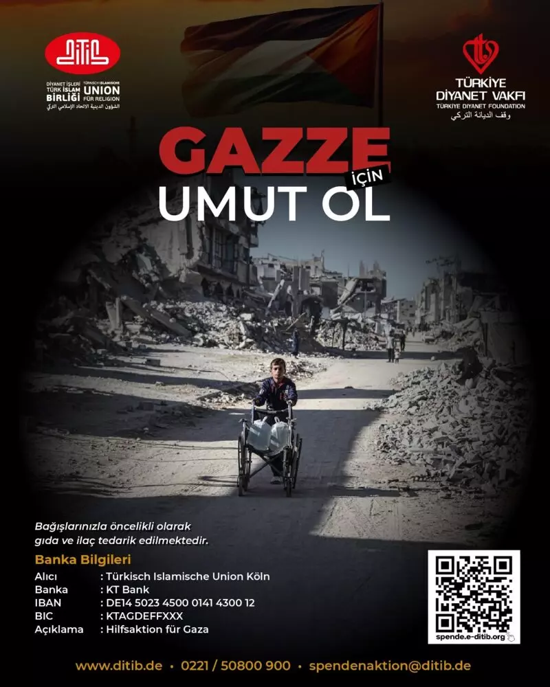Gazze İçin Umut Ol - DITIB Yardım Kampanyası 2025