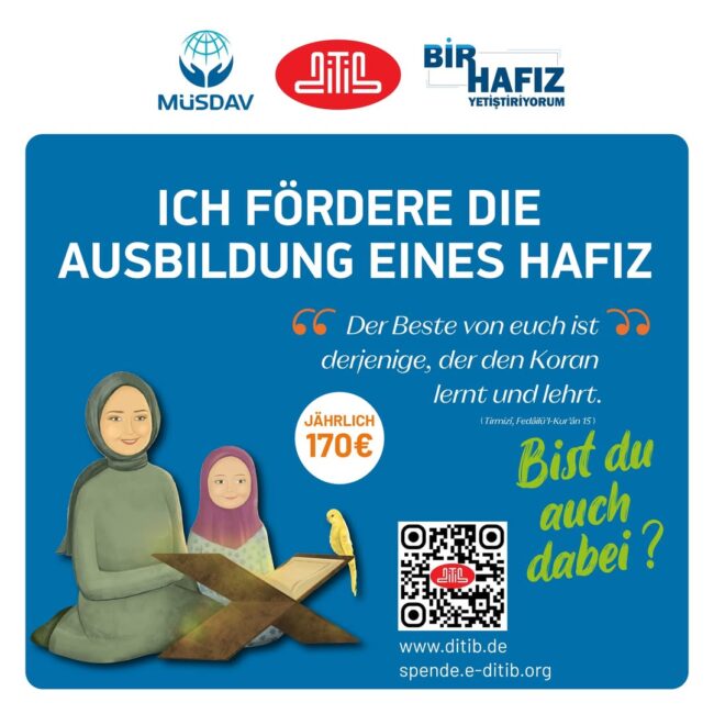 Ich fördere die Ausbildung eines Hafız - DITIB - 2026