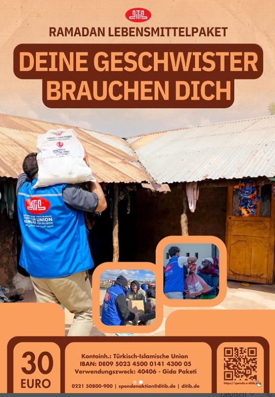 Ramazan gıda paketi - Ramadan Lebensmittelpaket - 2026