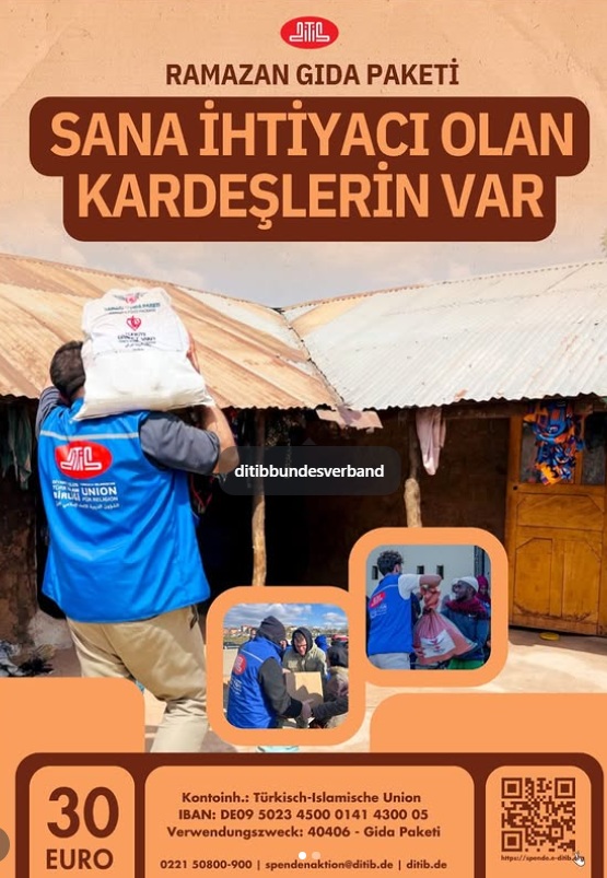Ramazan gıda paketi - Ramadan Lebensmittelpaket - 2026