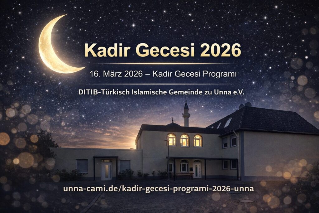 Kadir Gecesi Programı 2026 – Unna