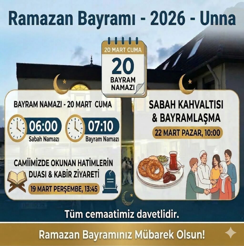 Ramazan Bayramı – 2026 – Unna