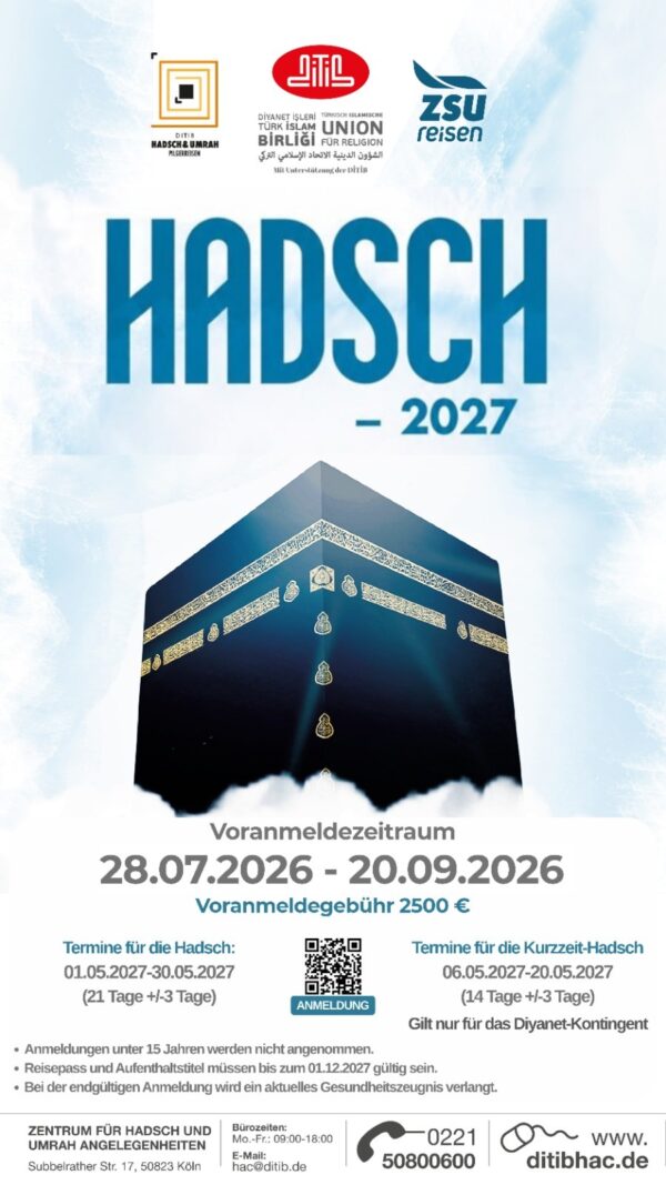 DITIB Hadsch Voranmeldung - 2027