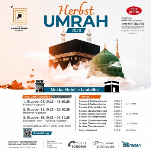 Sonbahar Umresi - Herbst Umrah - 2026