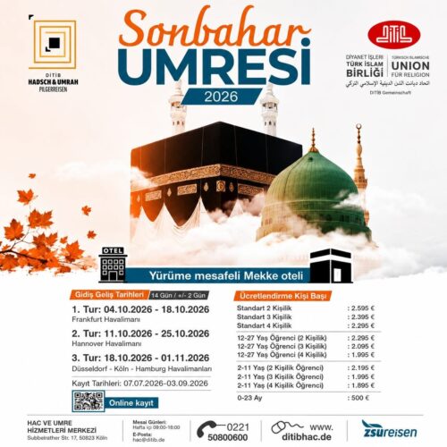 Sonbahar Umresi - Herbst Umrah - 2026