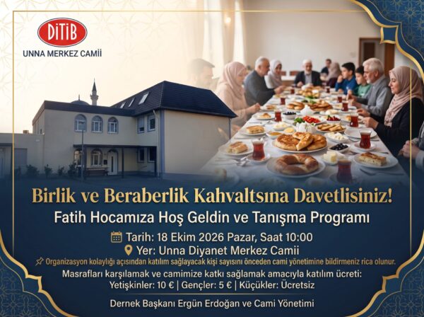 Fatih Hocamıza Hoş Geldin Kahvaltısı ve Tanışma Programı